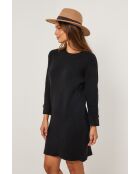 Abito in felpa Coralyne nero