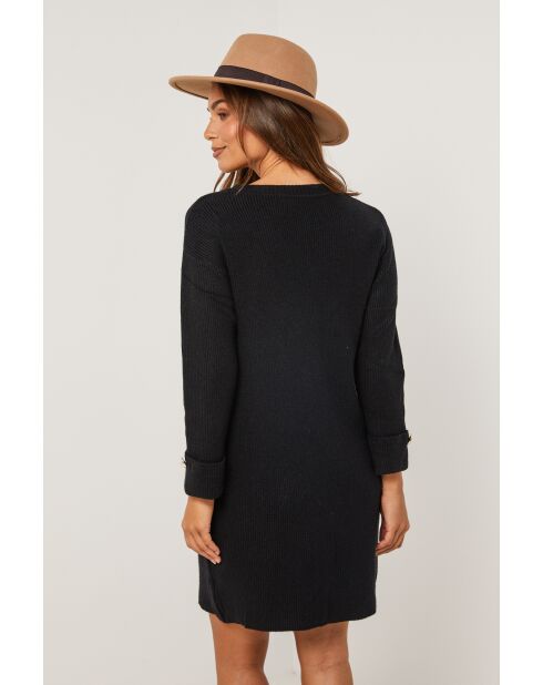 Abito in felpa Coralyne nero