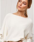 Pull Jackson en Cachemire mélangé écru