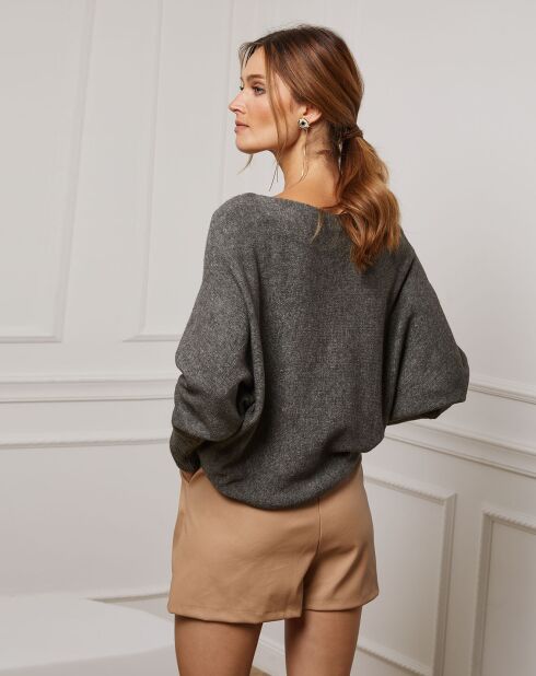 Pull Jackson en Cachemire mélangé kaki