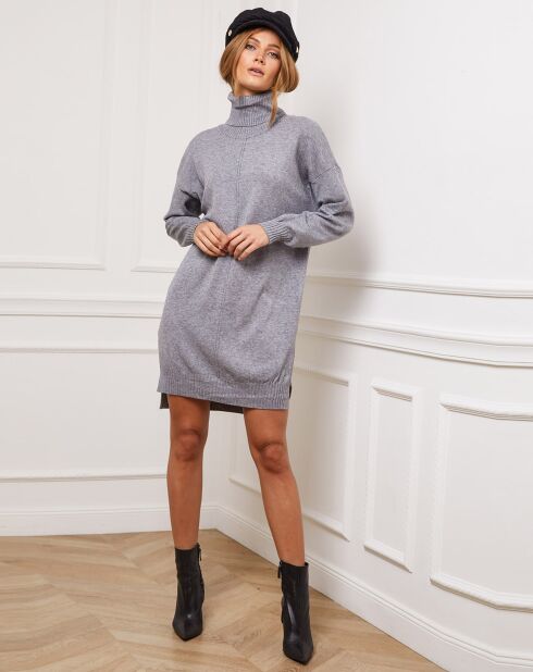 Robe en Cachemire mélangé Abufera grise