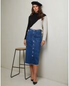 Pull en Laine mélangée Csorna noir