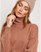 Robe en Cachemire mélangé Abufera camel