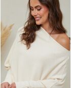 Poncho Isaszeg écru