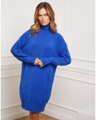 Robe Landreau en Cachemire mélangé bleu roi