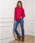 Pull Jackson en Cachemire mélangé fuchsia