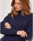 Robe en Cachemire mélangé Abufera marine