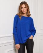 Pull Jackson en Cachemire mélangé bleu roi