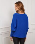 Pull Jackson en Cachemire mélangé bleu roi