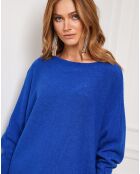 Pull Jackson en Cachemire mélangé bleu roi