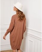 Robe Landreau en Cachemire mélangé camel
