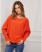 Pull Jackson en Cachemire  mélangé orange