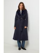 Cappotto blu scuro Anne-Sophie