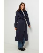 Cappotto blu scuro Anne-Sophie