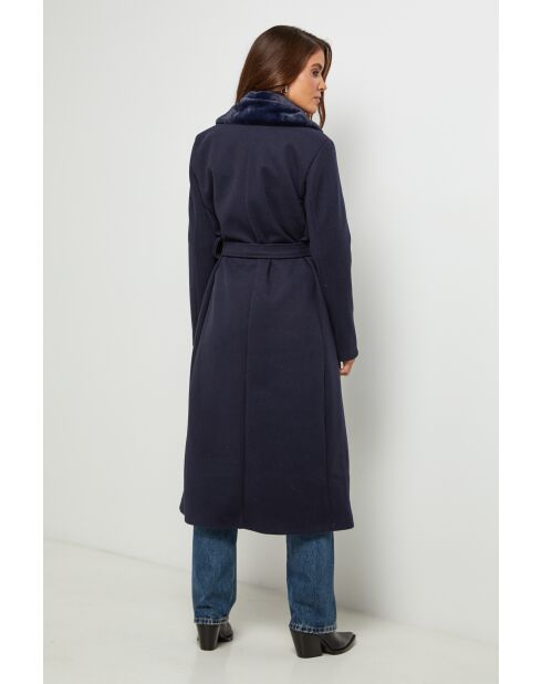 Cappotto blu scuro Anne-Sophie
