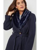 Cappotto blu scuro Anne-Sophie