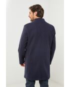 Manteau mi-long Mao, Marine