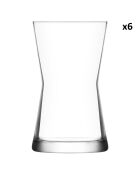6 bicchieri trasparenti per long drink - 350 ml