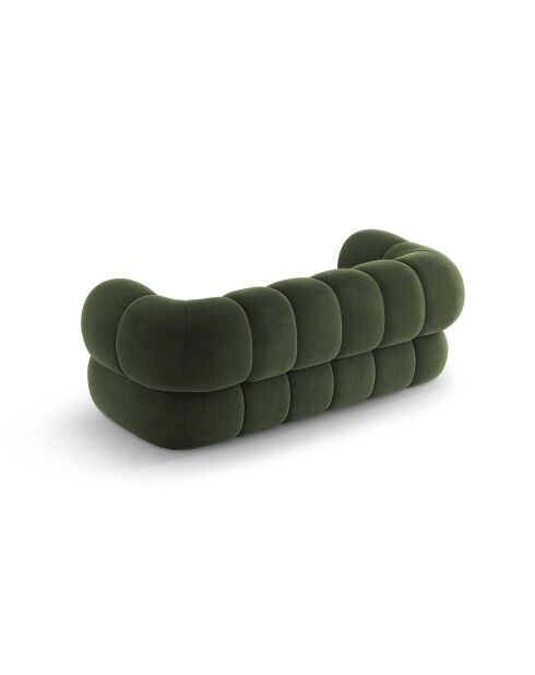 Canapé velours Koge 2 Places vert - 180x95x70 cm