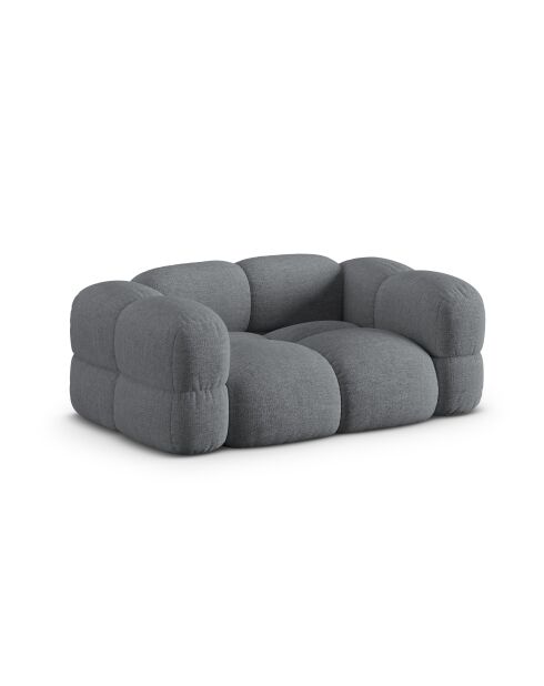 Grijze 2-zitsbank Loretto - 180x100x68 cm