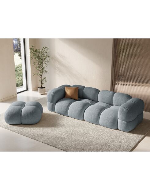 Loretto 4-Sitzer-Sofa, pastellblau, 250 x 100 x 68 cm