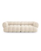 Koge 4-Sitzer-Sofa aus Samt, 240 x 95 x 70 cm, hellbeige