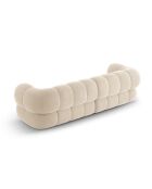 Koge 4-Sitzer-Sofa aus Samt, 240 x 95 x 70 cm, hellbeige