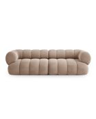 Koge 4-Sitzer-Sofa aus Samt, 240 x 95 x 70 cm, Dunkelbeige
