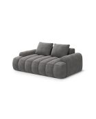 Canapé velours Kimi 2 Places gris - 175x100x84 cm