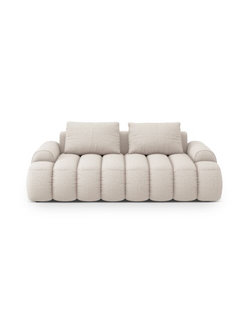 Canapé Kimi 3 Places beige - 200x100x84 cm