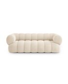 Koge 3-Sitzer-Sofa aus Samt, 210 x 95 x 70 cm, hellbeige