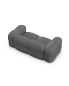 Canapé Loretto 3 Places gris - 210x100x68 cm