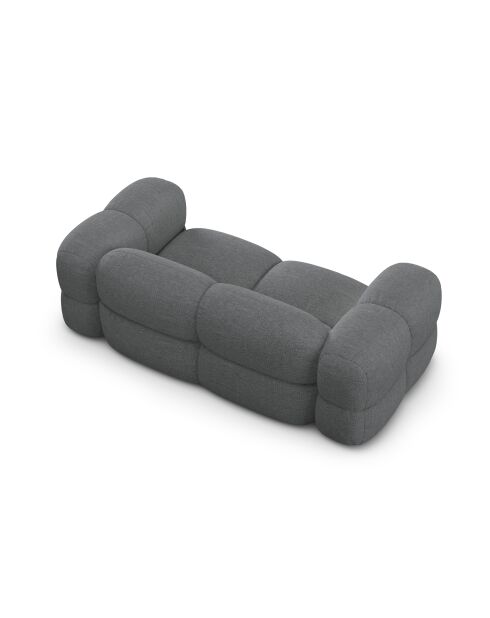 Canapé Loretto 3 Places gris - 210x100x68 cm