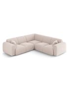 Theo Symmetrisches 5-Sitzer-Ecksofa beige - 252 x 252 x 72 cm