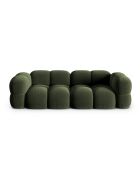 Loretto 4-Sitzer-Sofa, Samt, 250 x 100 x 68 cm, grün