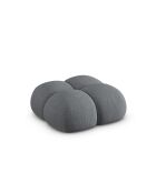 Pouf Loretto 1 Place gris - 90x90x40 cm
