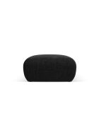 Pouf Theo 1 Place nero - 75x75x36 cm