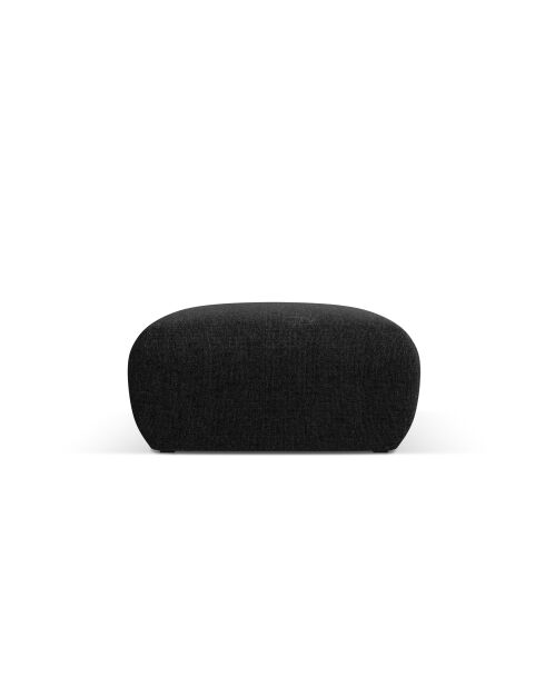 Pouf Theo 1 Place noir - 75x75x36 cm