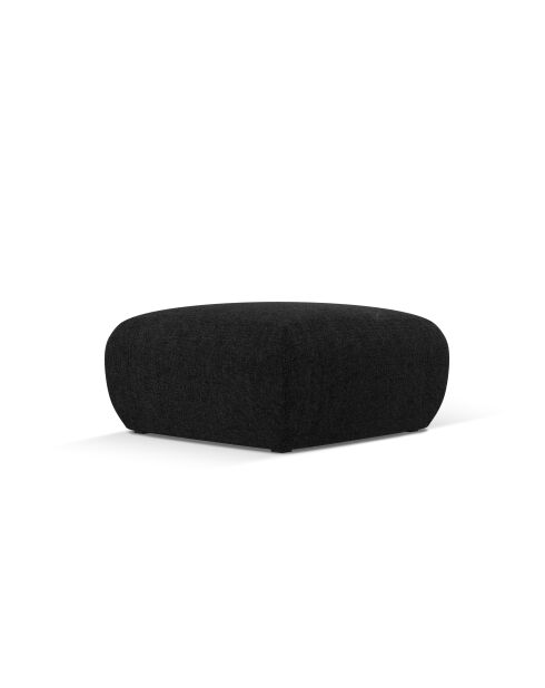 Pouf Theo 1 Place noir - 75x75x36 cm