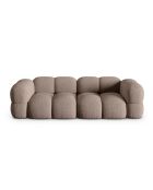 Loretto Capuccino-Sofa für 4 Personen, 250 x 100 x 68 cm