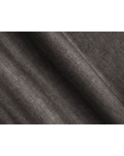 Pouf velours Koge 1 Place gris - 95x95x40 cm