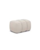Pouf Kimi 1 Place beige - 75x55x40 cm