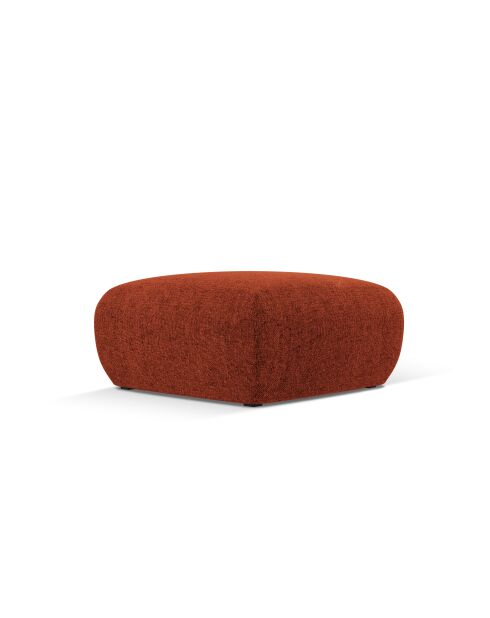 Pouf Theo 1 Place terracotta - 75x75x36 cm