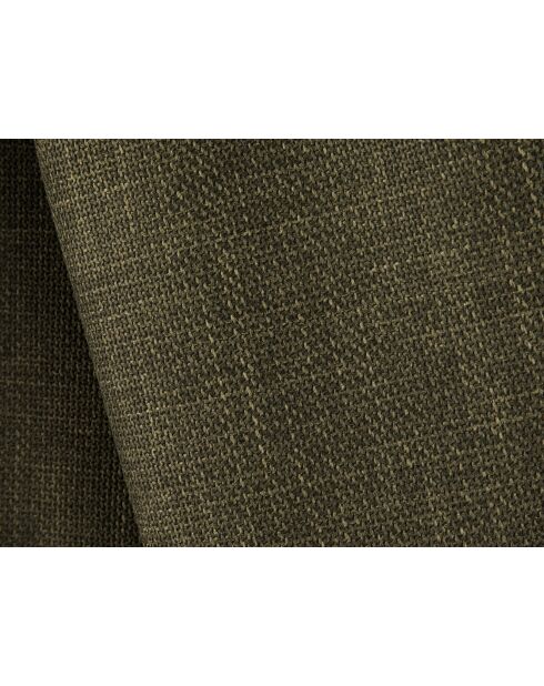 Divano angolare destro trasformabile Kimi a 3 posti con baule - verde - 275x142x84 cm