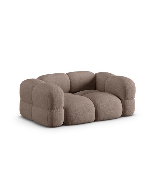 Capuccino 2-zitsbank Loretto - 180x100x68 cm