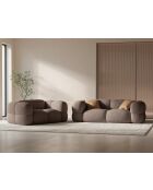 Capuccino 2-zitsbank Loretto - 180x100x68 cm