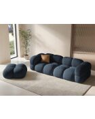 Loretto 4-zitsbank donkerblauwe - 250x100x68 cm