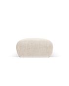 Pouf Theo 1 Place beige clair - 75x75x36 cm