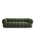 Koge 4-Sitzer-Sofa aus grünem Samt, 240 x 95 x 70 cm