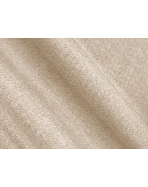 Canapé velours Loretto 3 Places beige clair - 210x100x68 cm